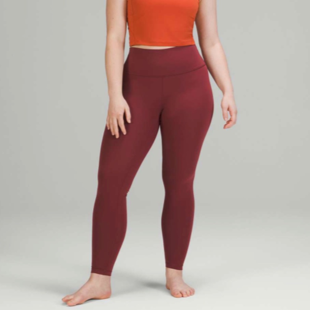 Lululemon Wunder Under High-Rise Tight 28" *Full-On Luxtreme Mulled Wine Size 6